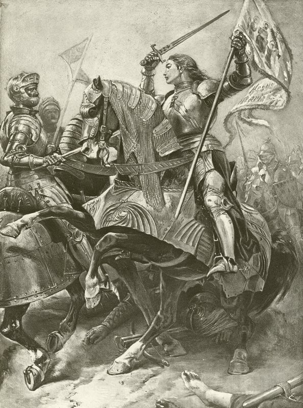 První část Král Jindřich VI. I. dějství, scéna V (hlubotisk) od Felix Octavius Carr Darley