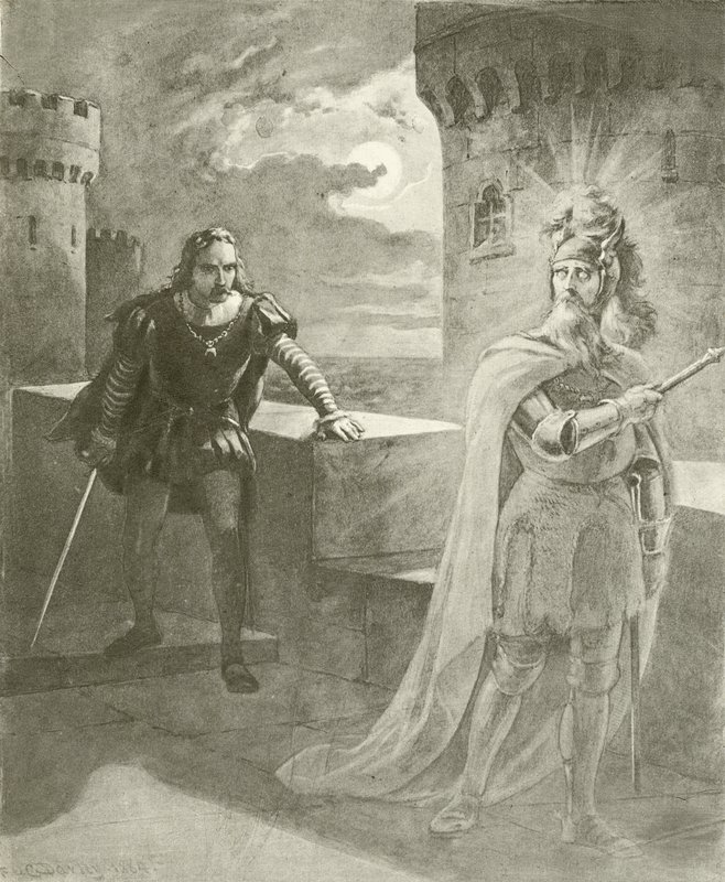 Osada. První dějství, scéna V (hlubotisk) od Felix Octavius Carr Darley