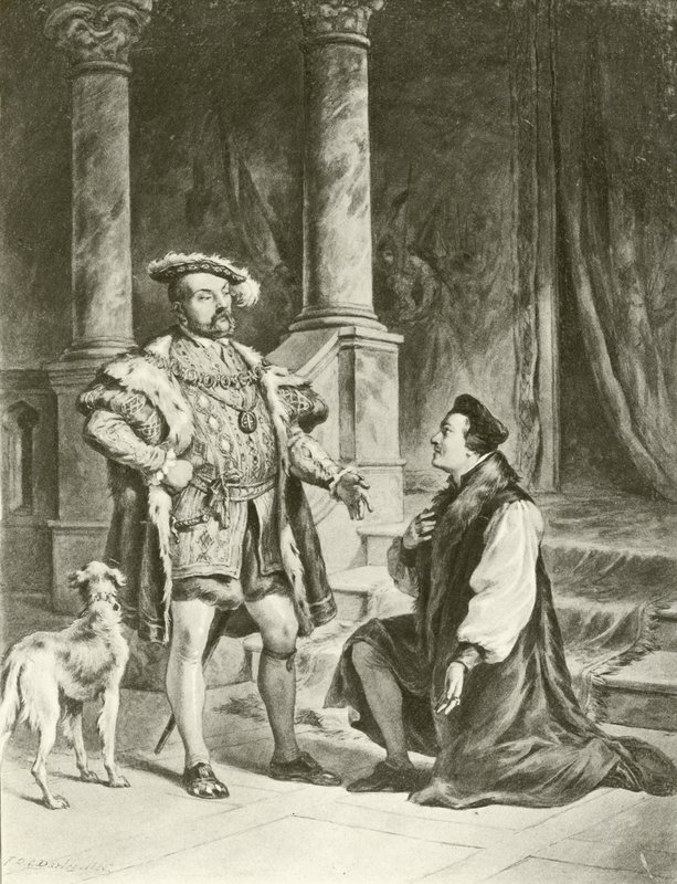 Král Jindřich VIII. Akt V-Scene I (hlubotisk) od Felix Octavius Carr Darley