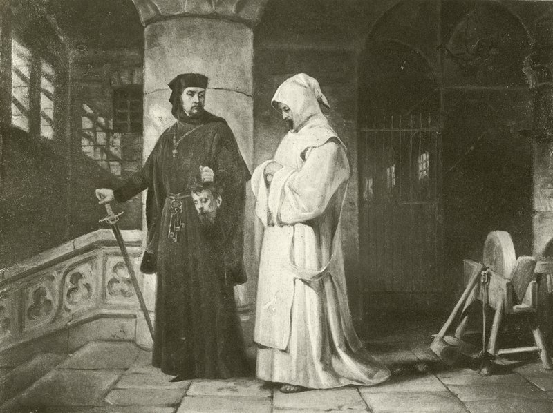 Měřit za měř. Akt IV – scéna III (hlubotisk) od Felix Octavius Carr Darley