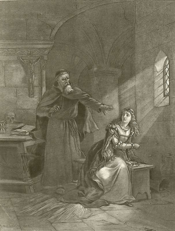Romeo a Julie. Akt V, scéna III (hlubotisk) od Felix Octavius Carr Darley