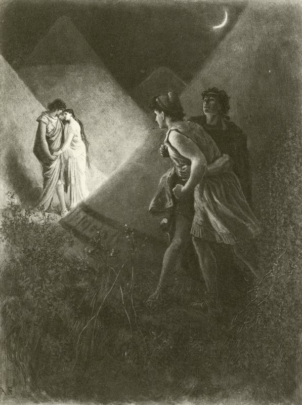Troilus a Cressida. Akt V-Scene II (hlubotisk) od Felix Octavius Carr Darley