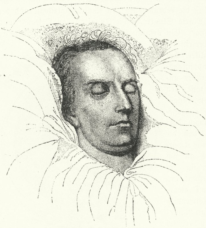 Německý básník a dramatik Friedrich Schiller na smrtelné posteli od Ferdinand Jagemann