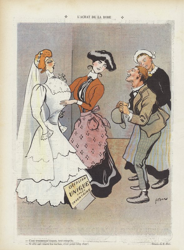 Ilustrace pro Le Rire (barevné lito) od Ferdinand Sigismund Bac