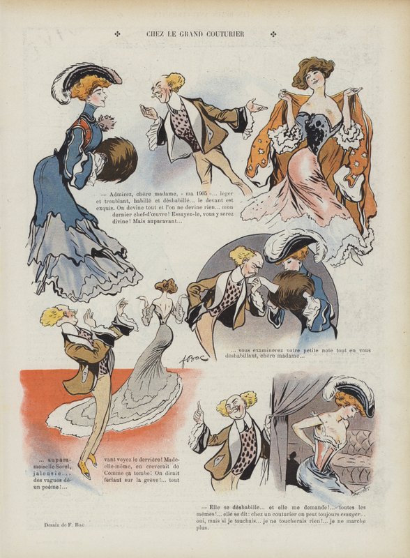 Ilustrace pro Le Rire (barevné lito) od Ferdinand Sigismund Bac