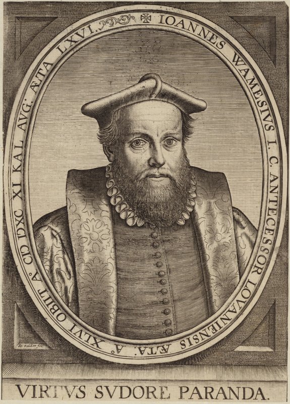 Portrét Jana Wamesia od Flemish School
