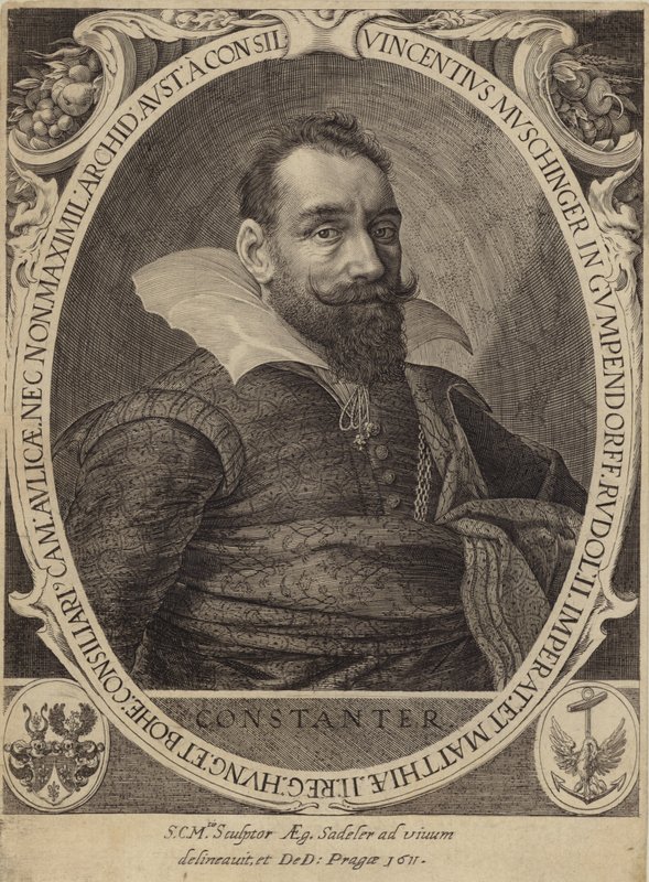 Portrét Vincenta Mussingera od Gumpendorffa od Flemish School