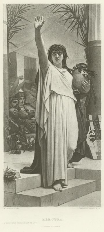 Elektřina (rytí) od Félix Joseph Barrias