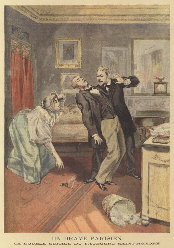 Pařížská tragédie od Fortune Louis Meaulle