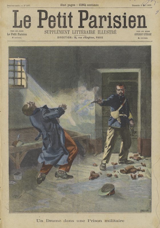 Střelba ve vojenské věznici od Fortune Louis Meaulle
