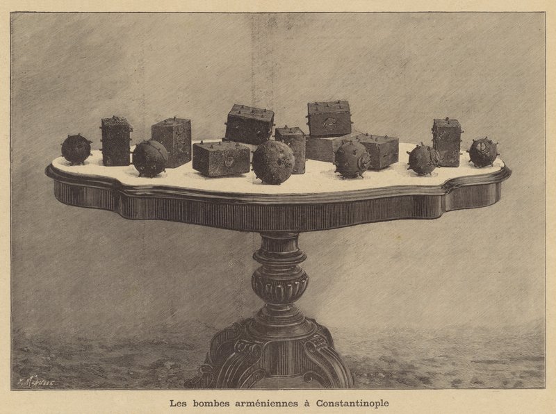 Arménské bomby v Konstantinopoli od Fortune Louis Meaulle