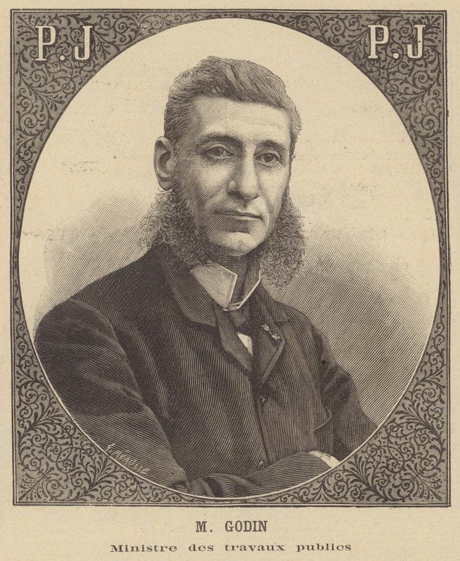 Jules Godin, francouzský ministr veřejných prací od Fortune Louis Meaulle