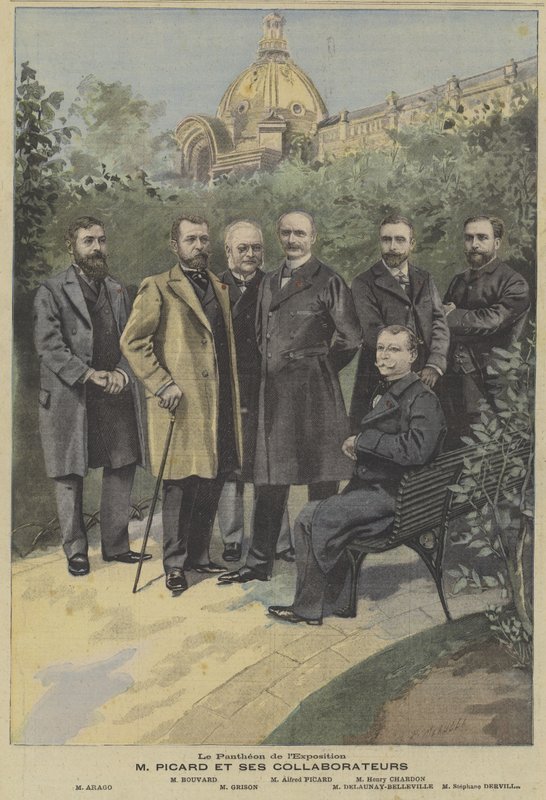 Organizátoři 1900 Exposition Universelle v Paříži od Fortune Louis Meaulle