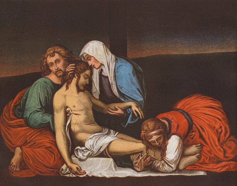 Snímání z kříže (barevná litografie) od Fra (1471 1517) (after) Bartolomeo