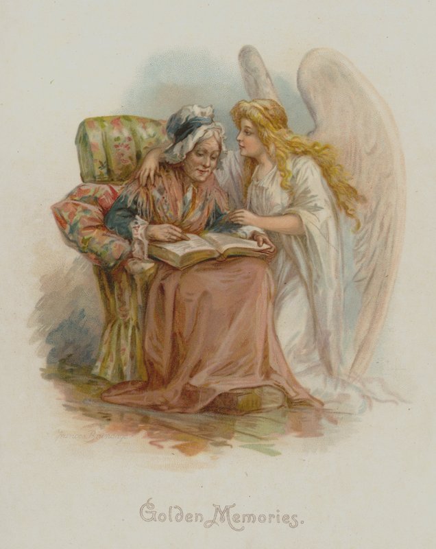 Zlaté vzpomínky (chromolitho) od Frances Brundage