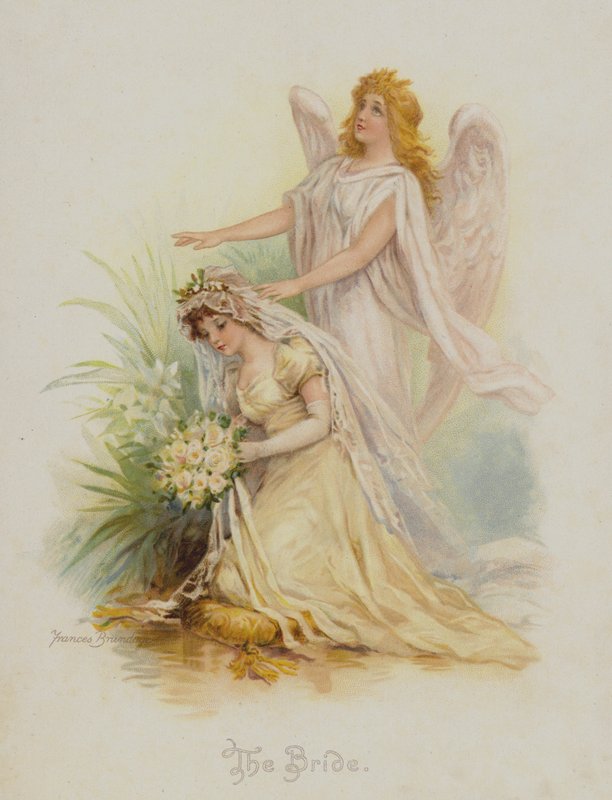 nevěsta (chromolitho) od Frances Brundage