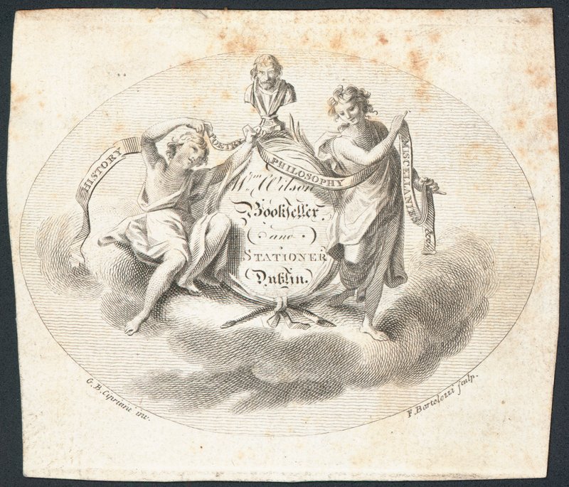 Vizitka, William Wilson od Francesco Bartolozzi