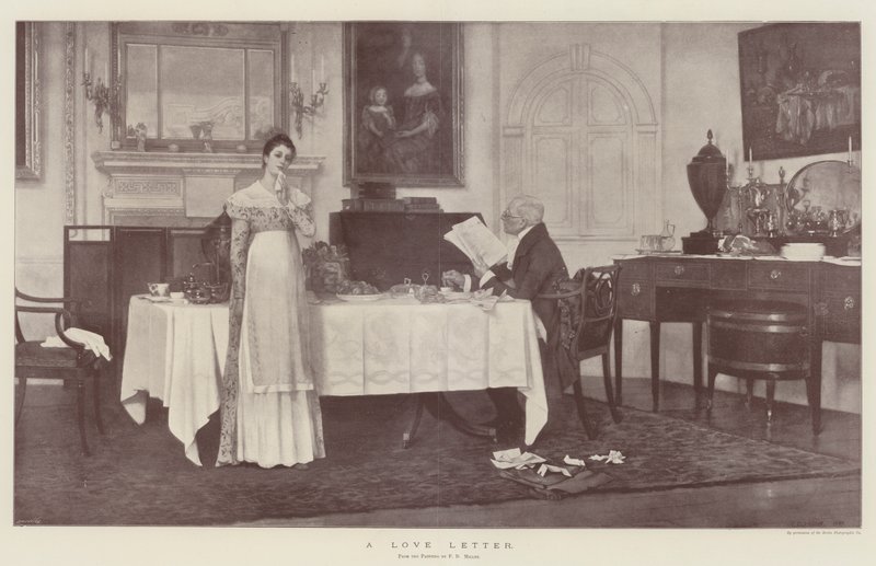 Milostný dopis od Francis Davis Millet