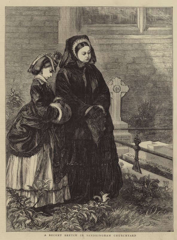 Nedávná skica v hřbitově Sandringham od Francis S. Walker