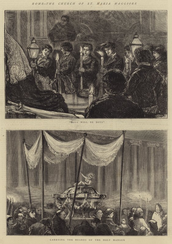 Řím, kostel St Maria Maggiore od Francis S. Walker