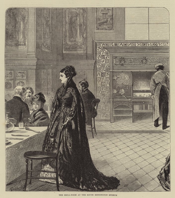 Grill-room v South Kensington Museum od Francis Wilfred Lawson