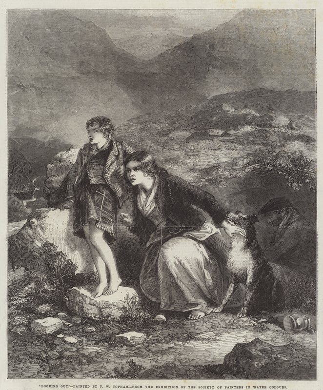 Vyhlíží od Francis William Topham