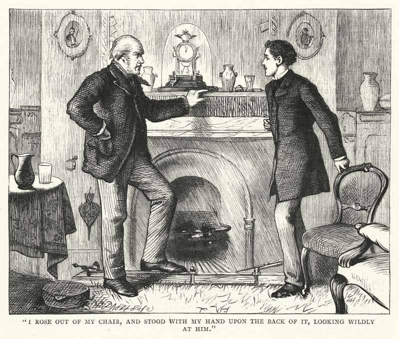 Ilustrace pro Velká očekávání od Charlese Dickense (rytina) od Francis Arthur Fraser