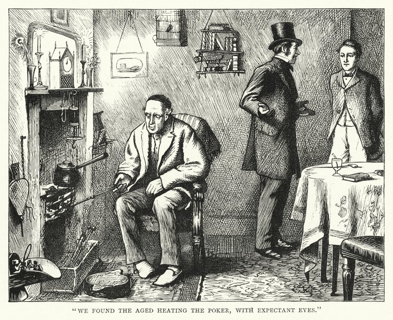 Ilustrace pro Velká očekávání od Charlese Dickense (rytina) od Francis Arthur Fraser