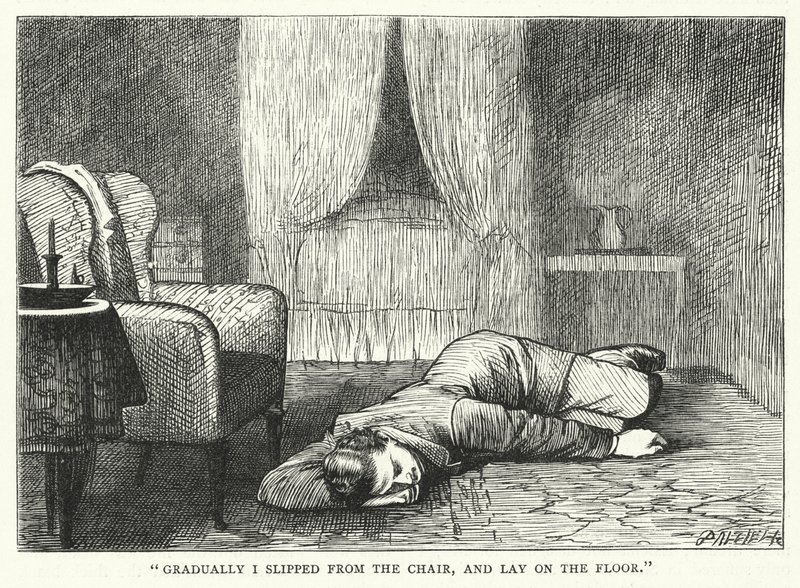 Ilustrace pro Velká očekávání od Charlese Dickense (rytina) od Francis Arthur Fraser