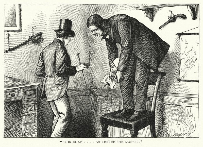 Ilustrace pro Velká očekávání od Charlese Dickense (rytina) od Francis Arthur Fraser