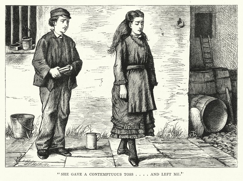 Ilustrace pro Velká očekávání od Charlese Dickense (rytina) od Francis Arthur Fraser