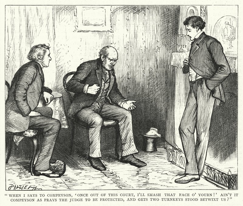Ilustrace pro Velká očekávání od Charlese Dickense (rytina) od Francis Arthur Fraser