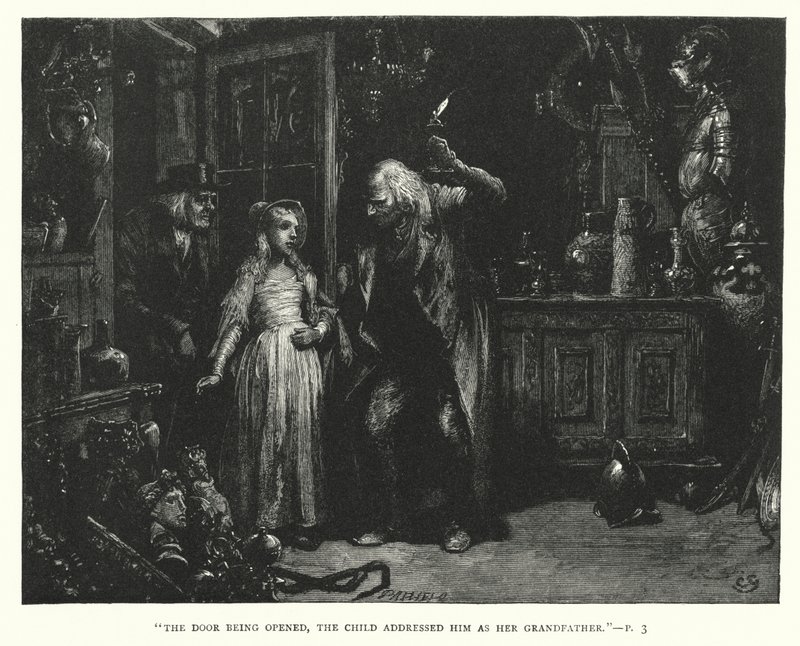 Ilustrace pro Velká očekávání od Charlese Dickense (rytina) od Francis Arthur Fraser