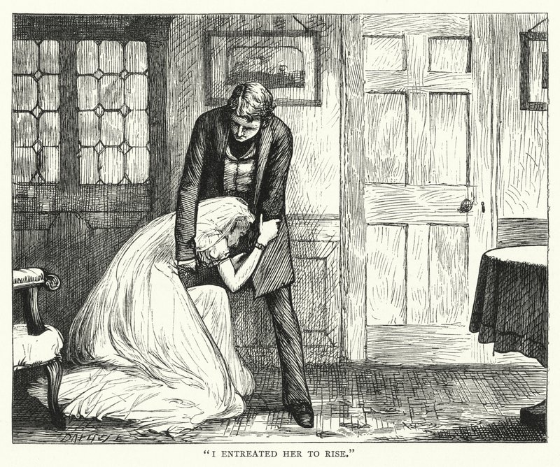Ilustrace pro Velká očekávání od Charlese Dickense (rytina) od Francis Arthur Fraser