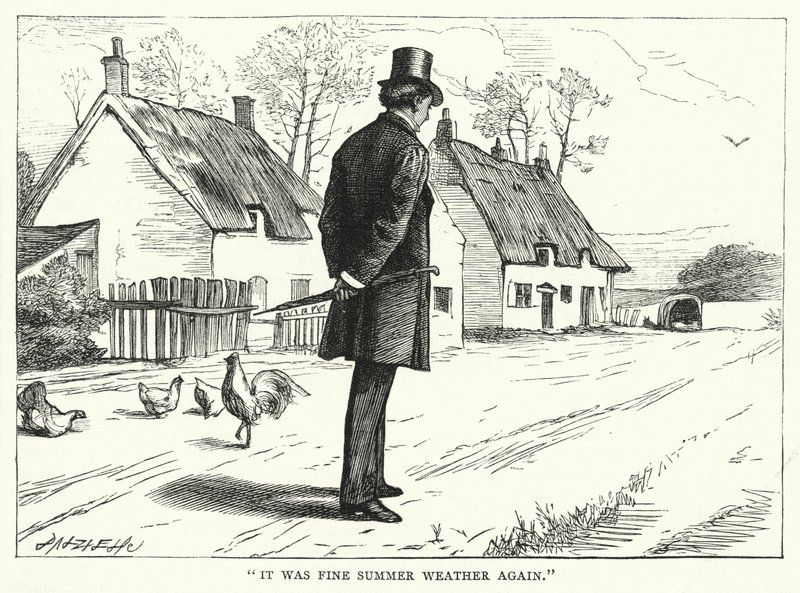 Ilustrace pro Velká očekávání od Charlese Dickense (rytina) od Francis Arthur Fraser
