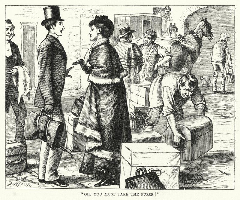 Ilustrace k Velké naději Charlese Dickense (rytina) od Francis Arthur Fraser