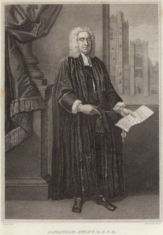 Portrét Jonathana Swifta od Francis Bindon