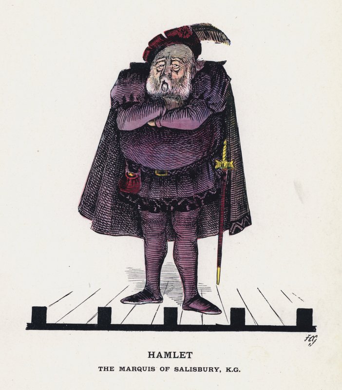 Hamlet, markýz ze Salisbury (barva lito) od Francis Carruthers Gould