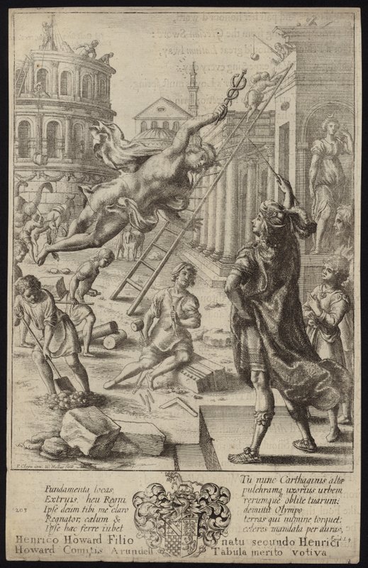 Aeneas a Merkur od Francis Cleyn