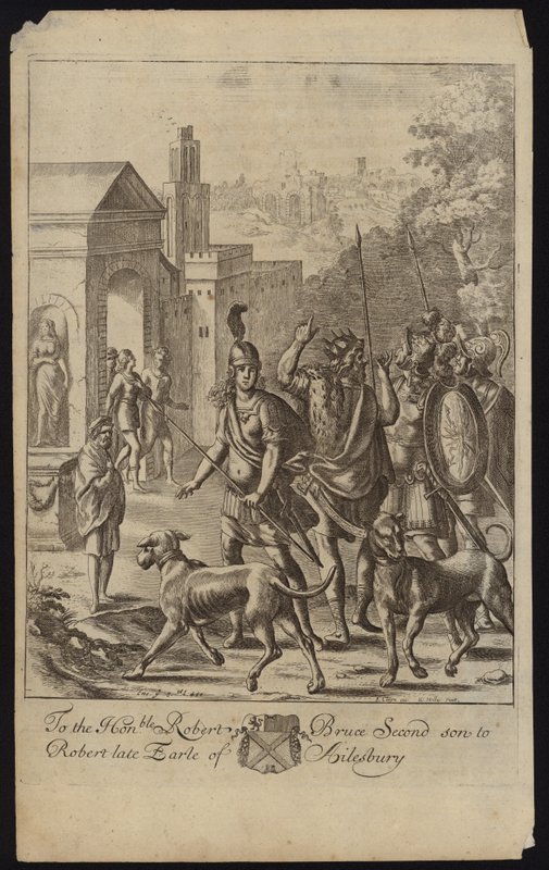 Evander a Aeneas v Palentiu od Francis Cleyn