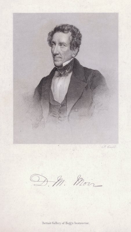 David Macbeth Moir , skotský lékař a spisovatel (rytina) od Francis Croll