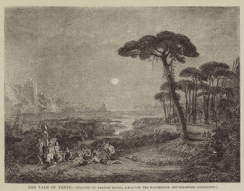 Údolí Tempe od Francis Danby