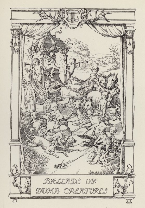 Další kniha veršů pro děti: (litografie) Další kniha pro děti: Balady o hloupých tvorech (litografie) od Francis Donkin Bedford