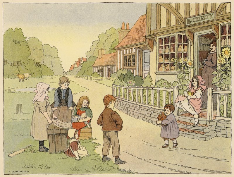 Bedfordova kniha obchodů: (barevná litografie) od Francis Donkin Bedford