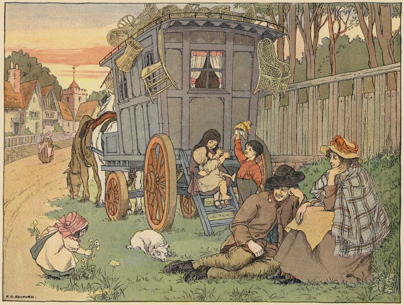 Bedfordova kniha obchodů: (barevná litografie) od Francis Donkin Bedford