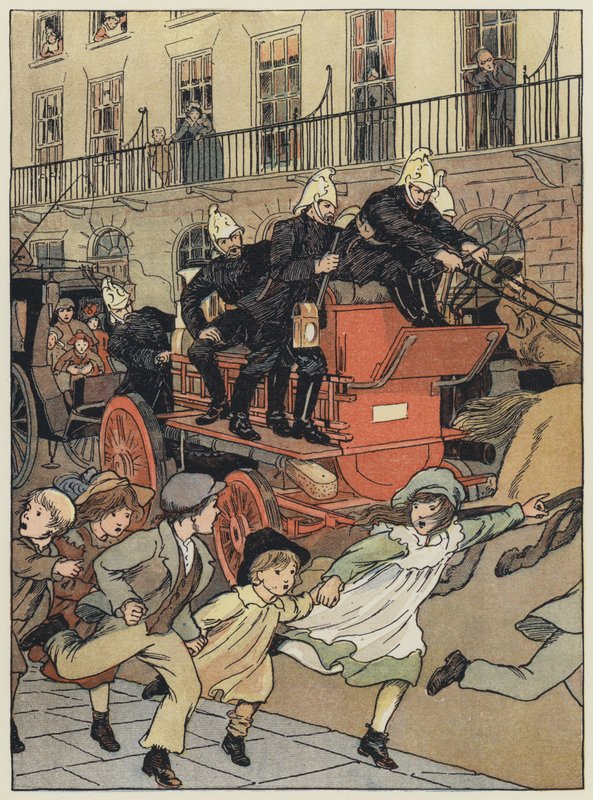 Londýn: (barevná litografie) od Francis Donkin Bedford
