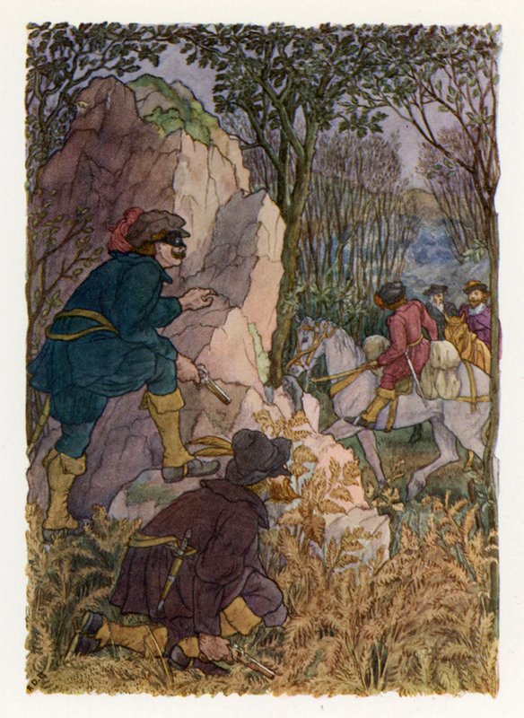 Merrie England: (barevná litografie) od Francis Donkin Bedford