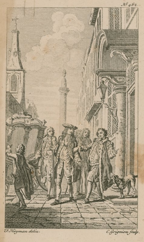 Guildhall Yard, Londýn od Francis Hayman
