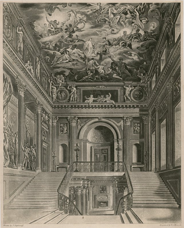 Buckinghamský palác, Schodiště od Francis Phillip Stephanoff