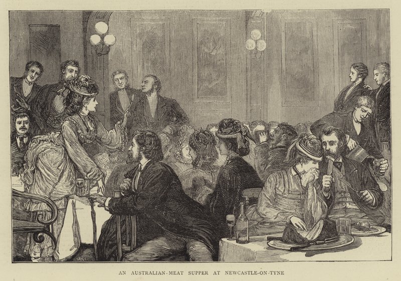 Australská masová večeře v Newcastle-on-Tyne od Francis S. Walker